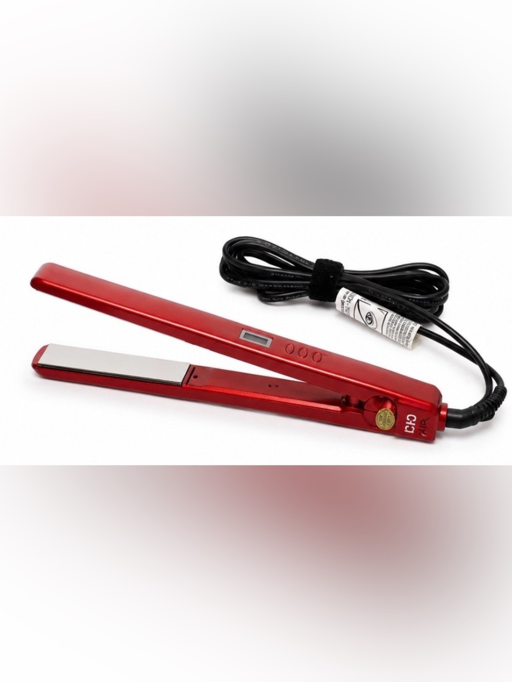 [CHI] Air Digital Flat Iron Hair Straightener Red Ceramic